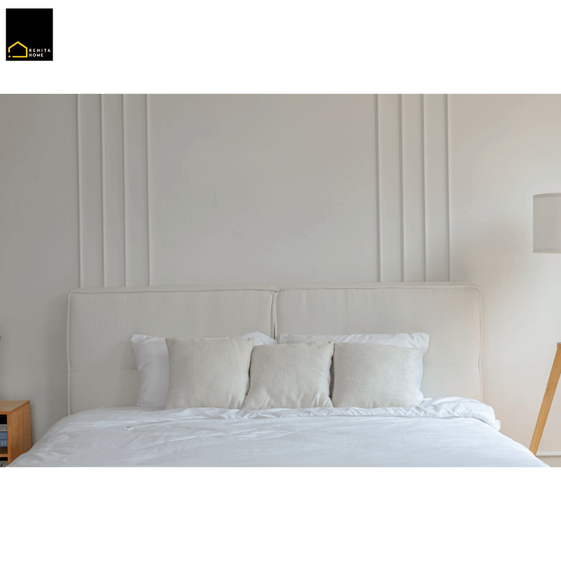 เตียงนอน 6 ฟุต RENITA HOME รุ่น Cleo สีครีม_6